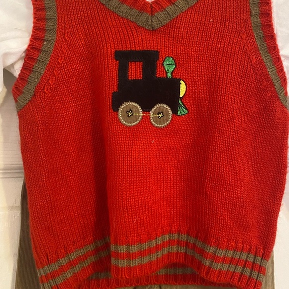 Nursery Rhyme 3 Piece Train Outfit - Picture 5 of 9